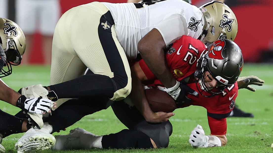 Tom Brady et Cameron Jordan