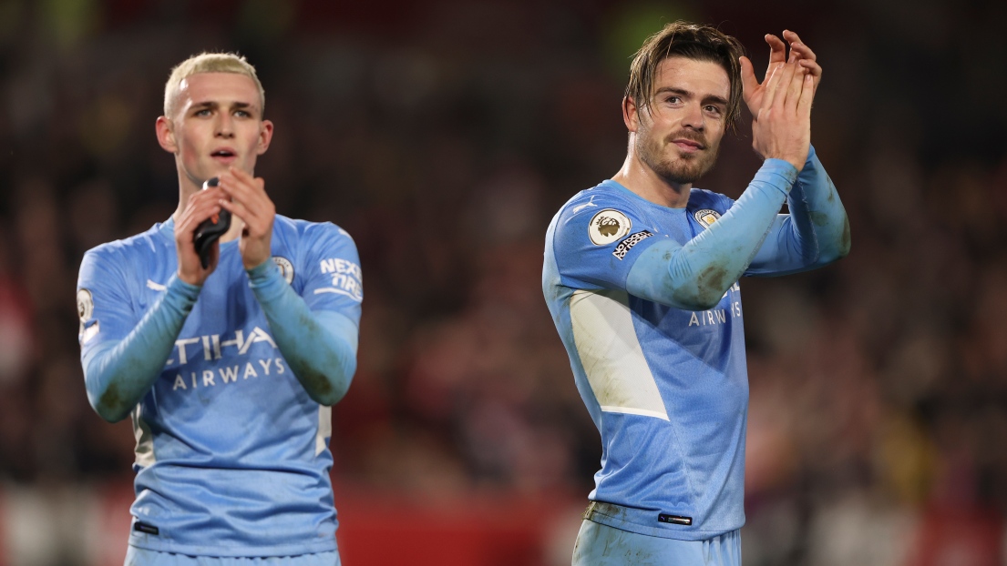 Phil Foden et Jack Grealish