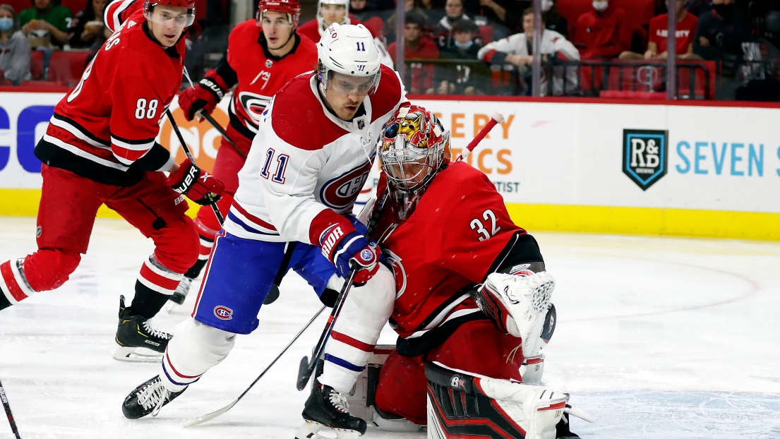 Brendan Gallagher et Antti Raanta