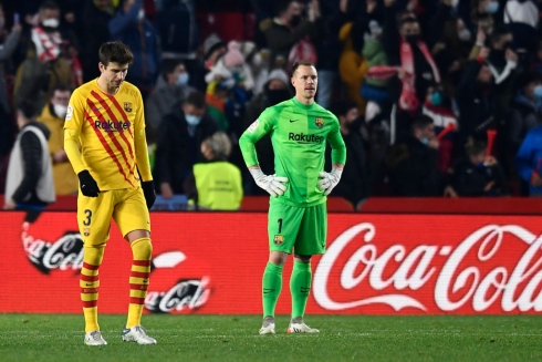 Gerard Piqué et Marc-Andre ter Stegen