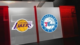 Lakers 87 - 76ers 105