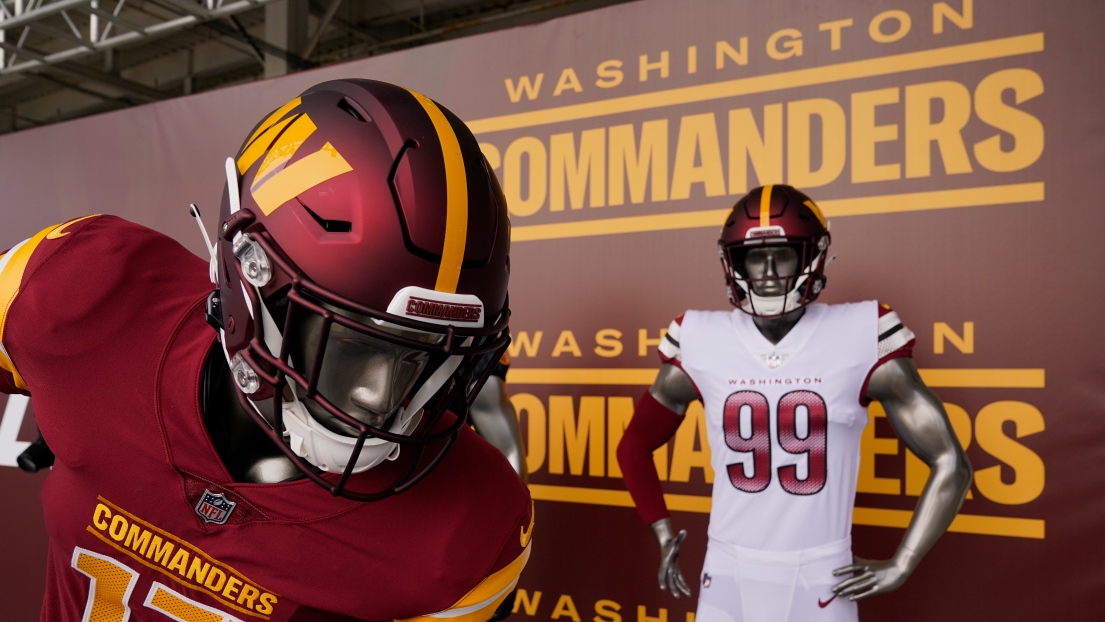 L'uniforme des Commanders de Washington