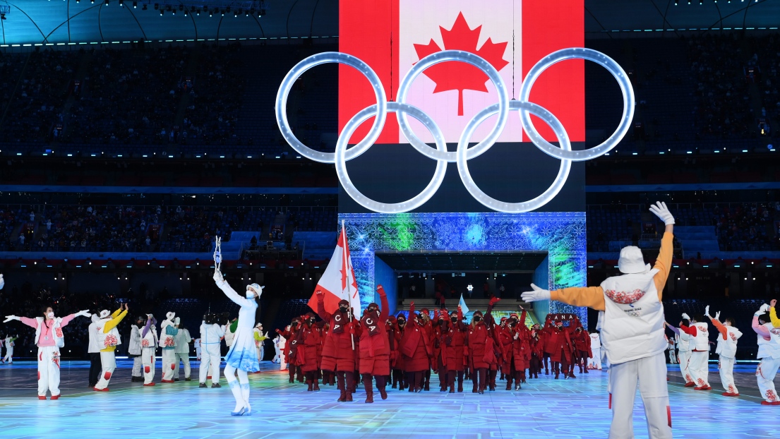 Cérémonie d'ouverture Jeux olympiques Pékin - Canada