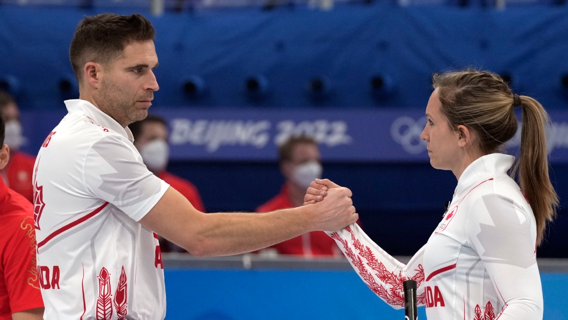 John Morris et Rachel Homan