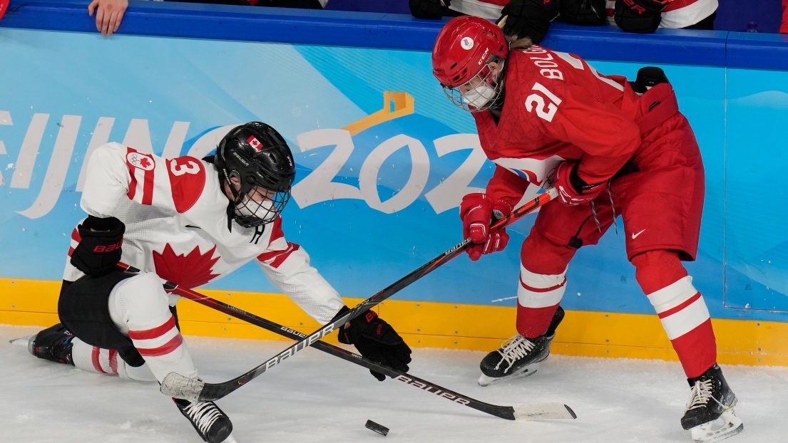 Jocelyne Larocque et Polina Bolgareva