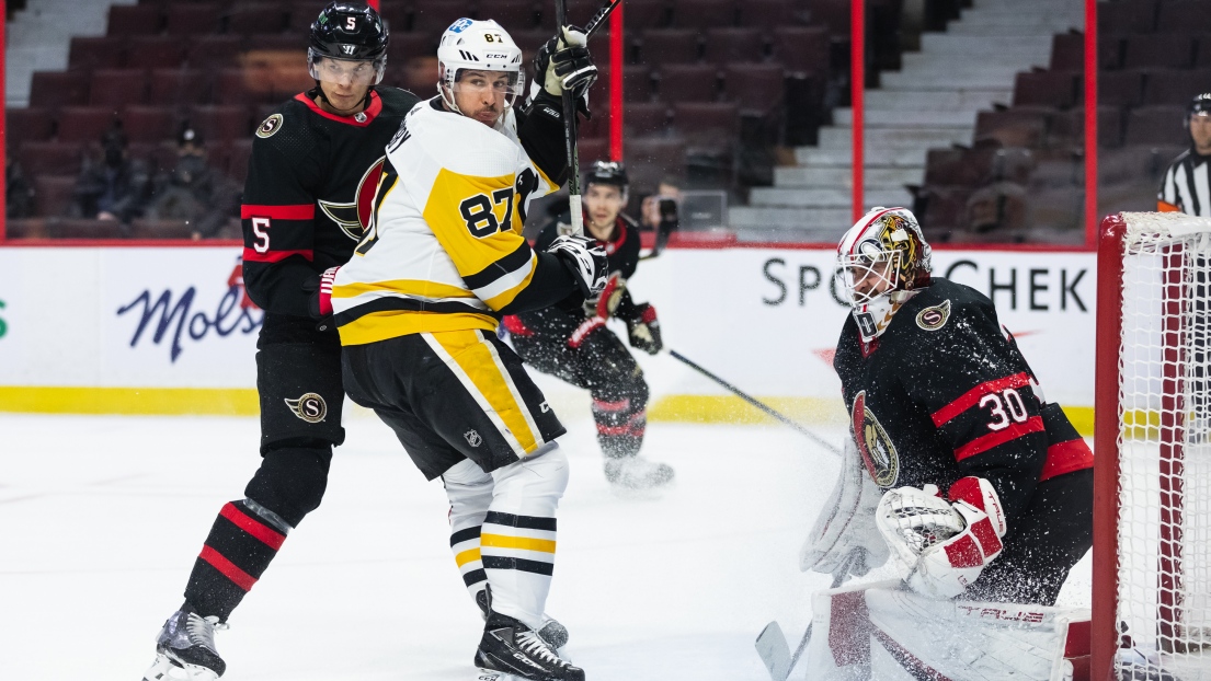 Sidney Crosby et Matt Murray