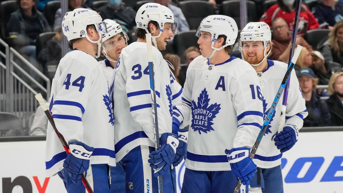 Auston Matthews et Mitch Marner