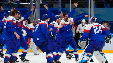 Première médaille au hockey pour la Slovaquie