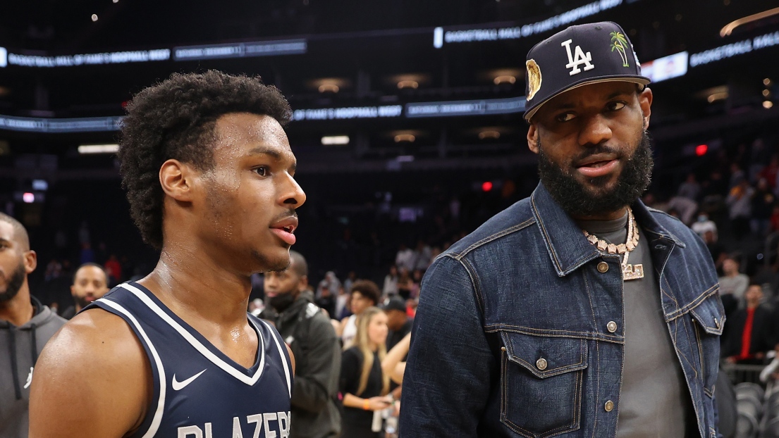 Bronny James et LeBron James