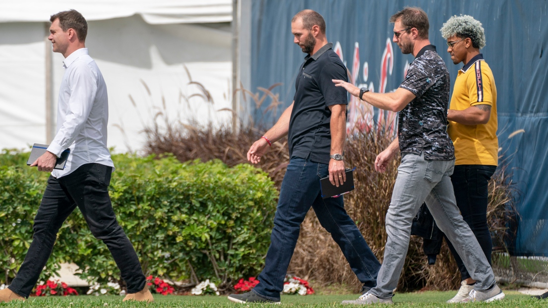 Sonny Gray, Paul Goldschmidt, Max Scherzer et Francisco Lindor.