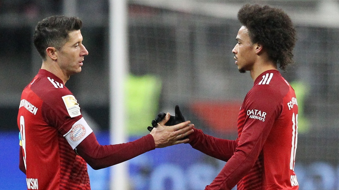 Robert Lewandowski et Leroy Sané