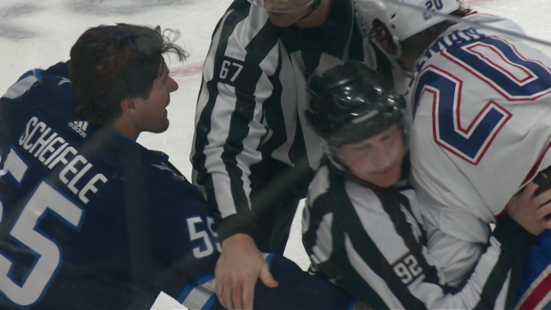 Mark Scheifele et Chris Wideman