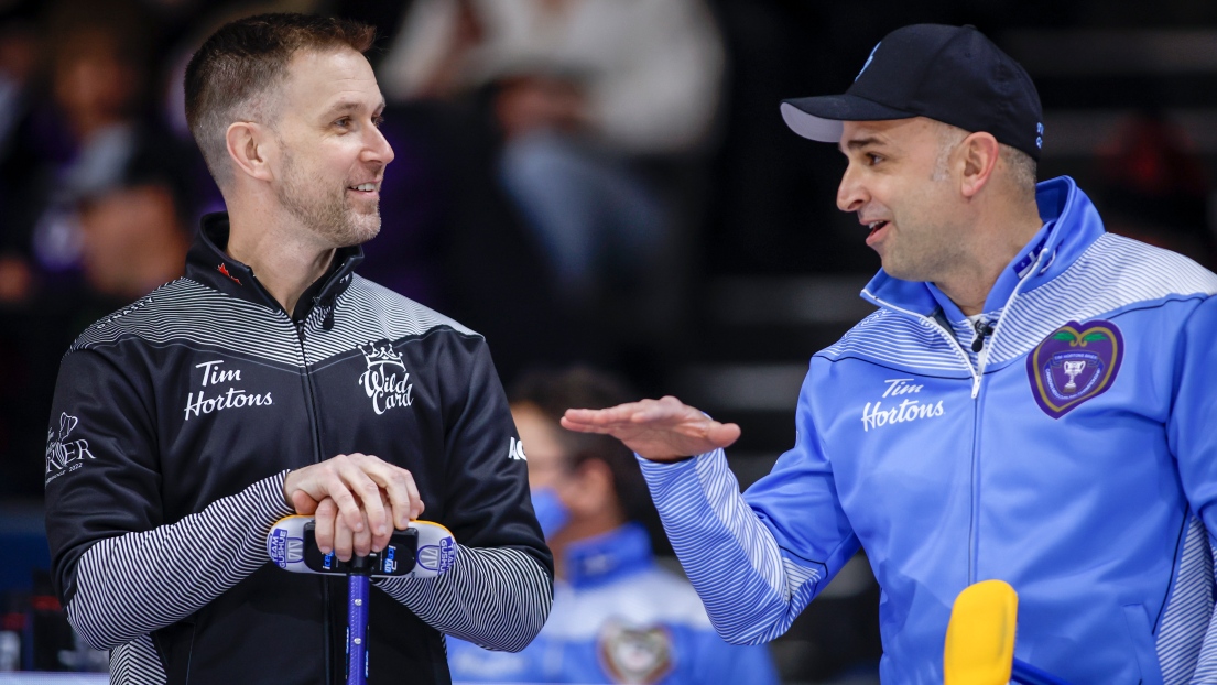 Brad Gushue et Michael Fournier