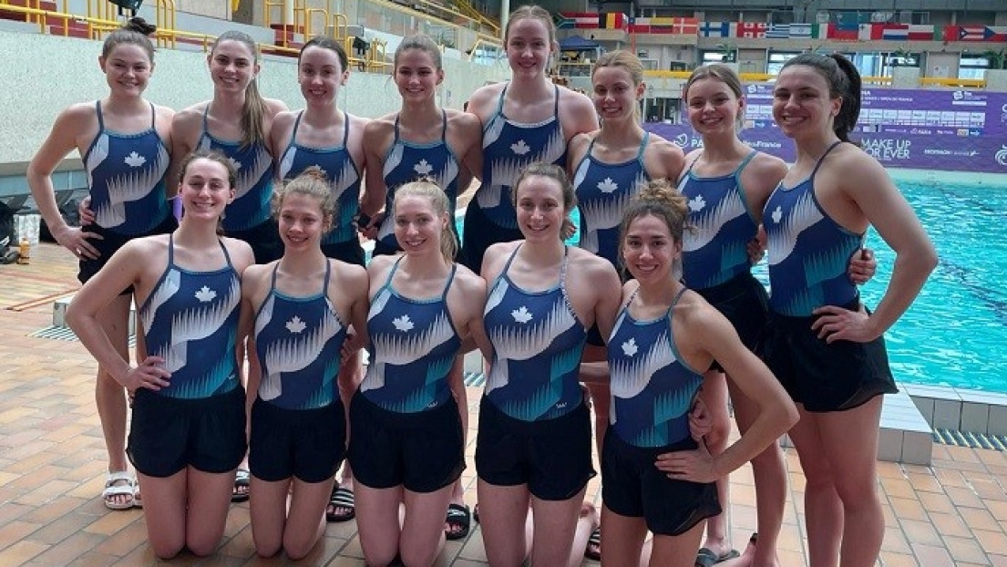 L'équipe canadienne de natation artistique