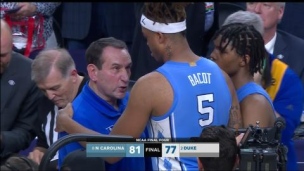 C'est la fin pour « Coach K » derrière le banc de Duke