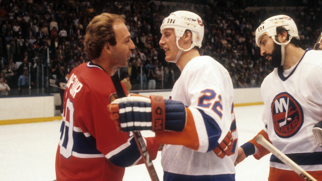 Guy Lafleur et Mike Bossy