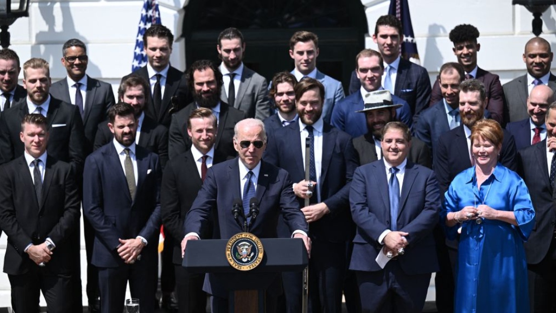 Joe Biden et le Lightning de Tampa Bay