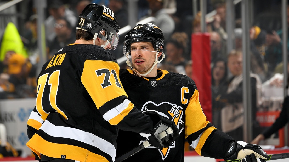 Sidney Crosby et Evgeni Malkin