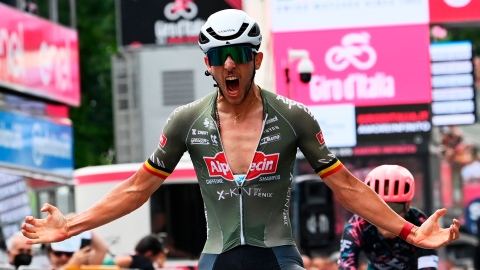 Tour d'Italie : De Bondt vainqueur de la 18e étape