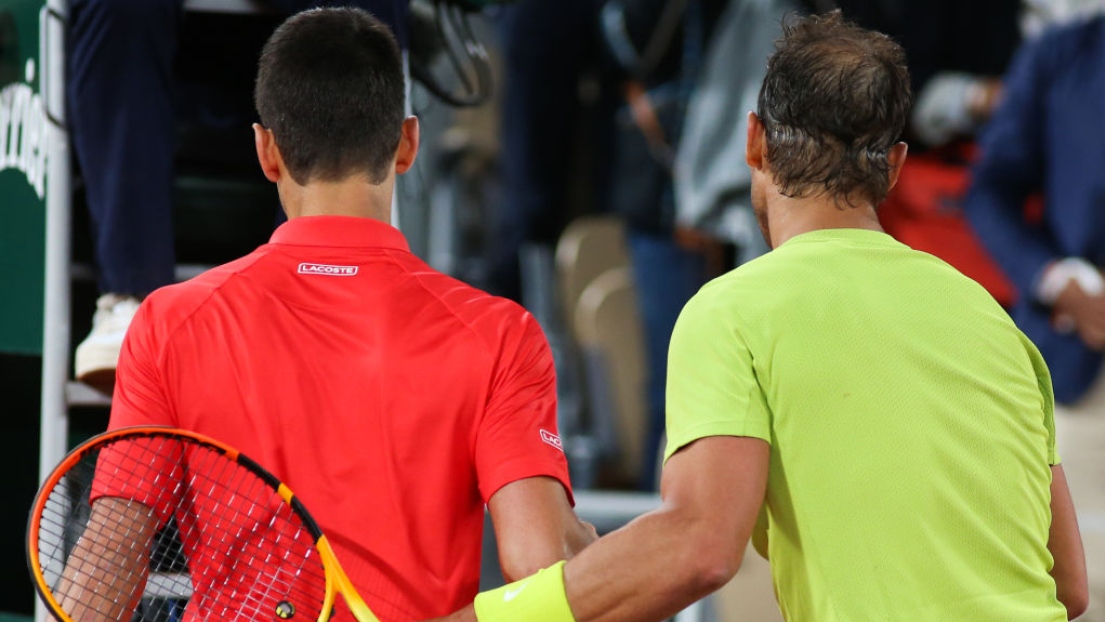 Novak Djokovic et Rafael Nadal