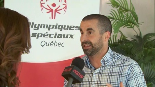 Benoît Huot ravi du retour des Olympiques spéciaux