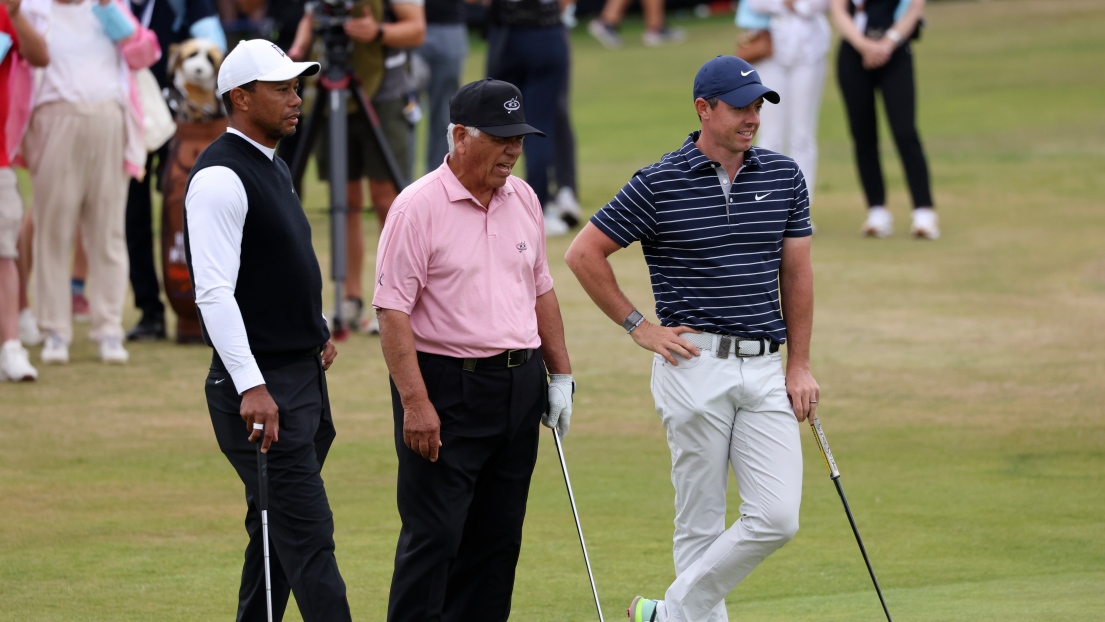 Tiger Woods, Lee Trevino & Rory McIlroy