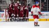 La Lettonie célèbre sa victoire sur la Tchéquie