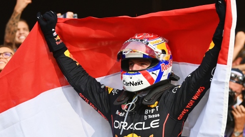Max Verstappen victorieux devant les siens