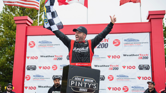 Camirand champion 2022 en NASCAR Pinty's