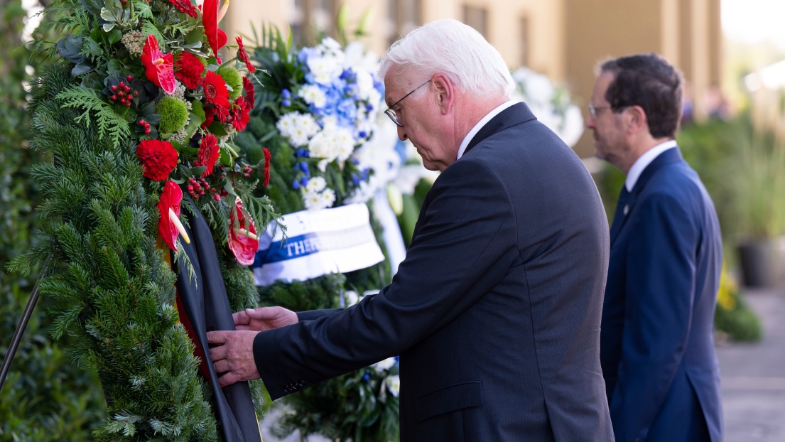 Frank-Walter Steinmeier et Isaac Herzog