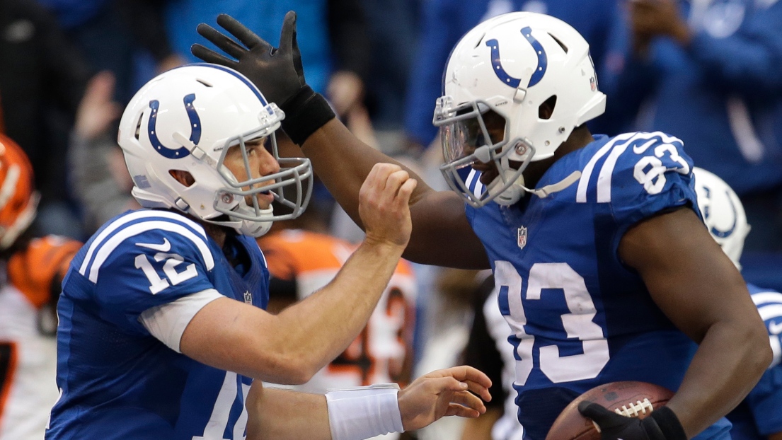 Andrew Luck et Dwayne Allen