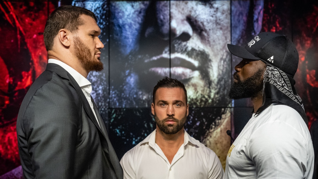 Arslanbek Makhmudov et Carlos Takam Arslanbek Makhmudov et Carlos Takam