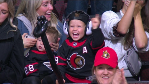 1er but devant famille et amis pour Giroux!