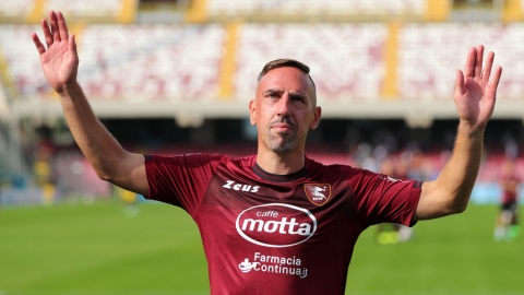 Franck Ribéry dit adieu au terrain