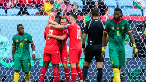 La Suisse victorieuse contre le Cameroun