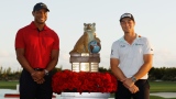 Tiger Woods et Viktor Hovland