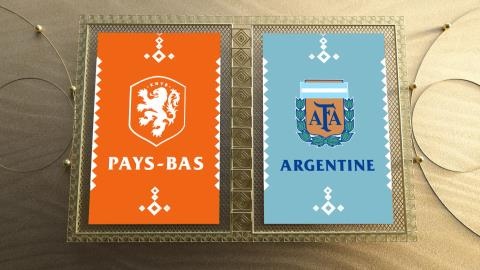 1/4 de finale - Pays-Bas c. Argentine - 9 décembre 14 h (RDS)