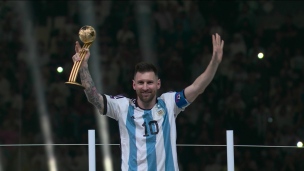 Lionel Messi remporte le ballon d'or