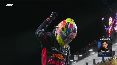 Perez vainqueur dans un doublé de Red Bull 