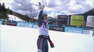 Braathen remporte le Globe du slalom