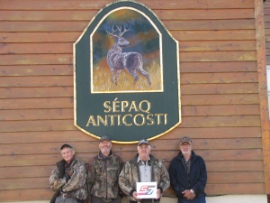 Fernand Hins, Gilles Poirier, Gaston Fillion et Jean-Marc Bégin