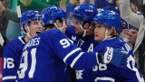 Mitch Marner, John Tavares, Auston Matthews et William Nylander