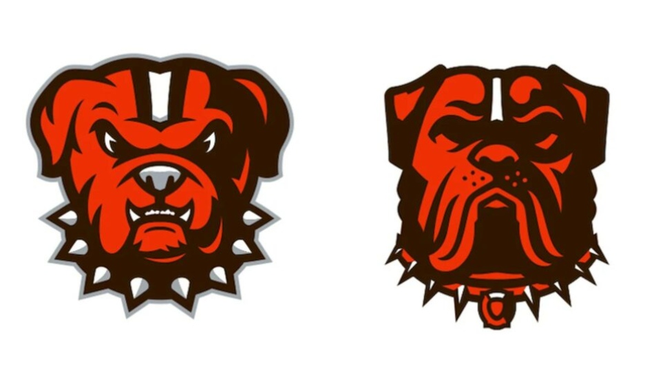 L’un de ces deux chiens deviendra un logo officiel des Browns de Cleveland