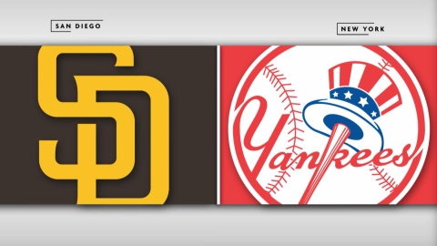 Padres 2 - Yankees 3 (10 manches)
