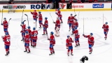 Des joueurs du Canadien saluent la foule