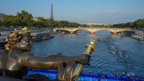 La qualité de l'eau dans la Seine force l'annulation d'une épreuve
