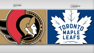 Sénateurs 4 - Maple Leafs 3 (Prolongation)