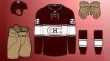Concept de chandail rétro des Canadiens de Montréal