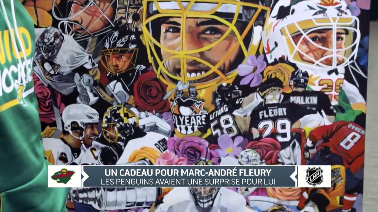 Hockey 360 : Marc-André Fleury doublement honoré face aux Penguins (LNH) | Vidéo | RDS.ca