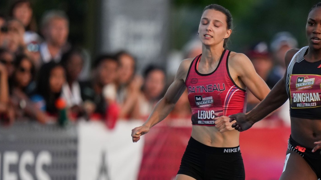 Athlétisme : Audrey Leduc a battu un record canadien au 100 m; chrono ...